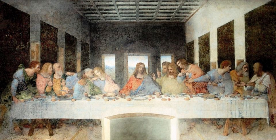 La última cena - Pintura de Leonardo Da Vinci