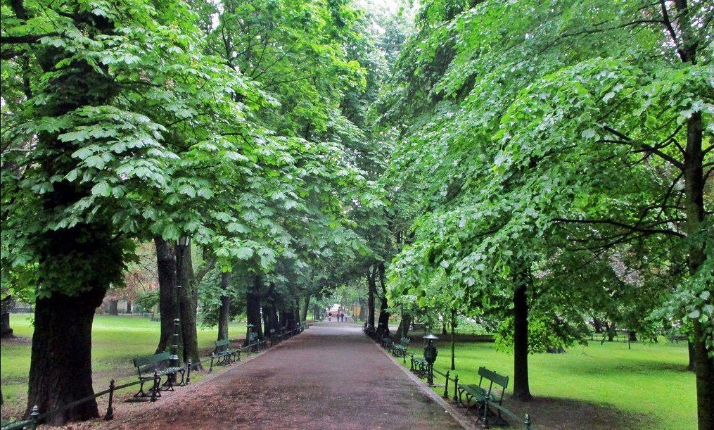 parque de Planty, Cracovia