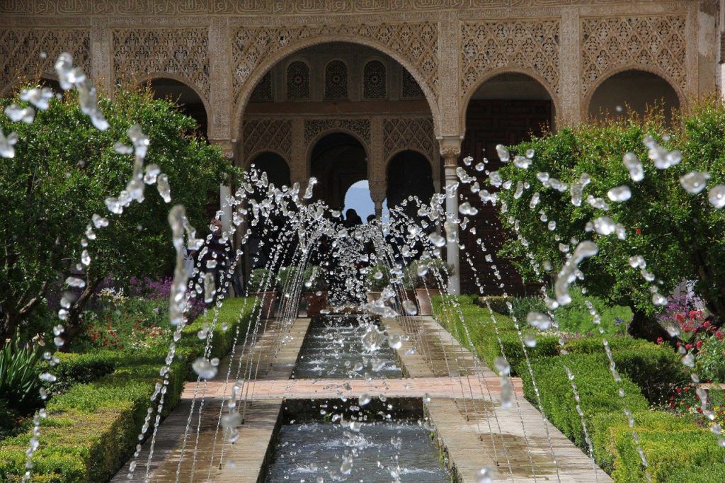 Fuente en la Alhambra