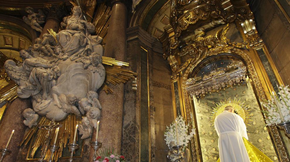 Interior de la Basílica del Pilar