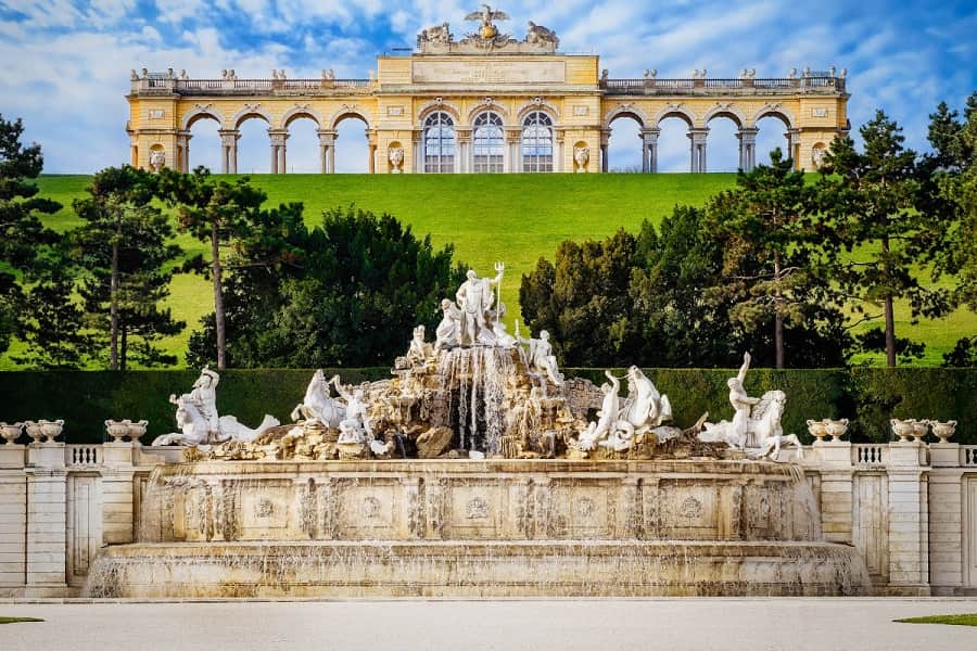 Fuente Neptuno del Palacio Schonbrunn, Viena