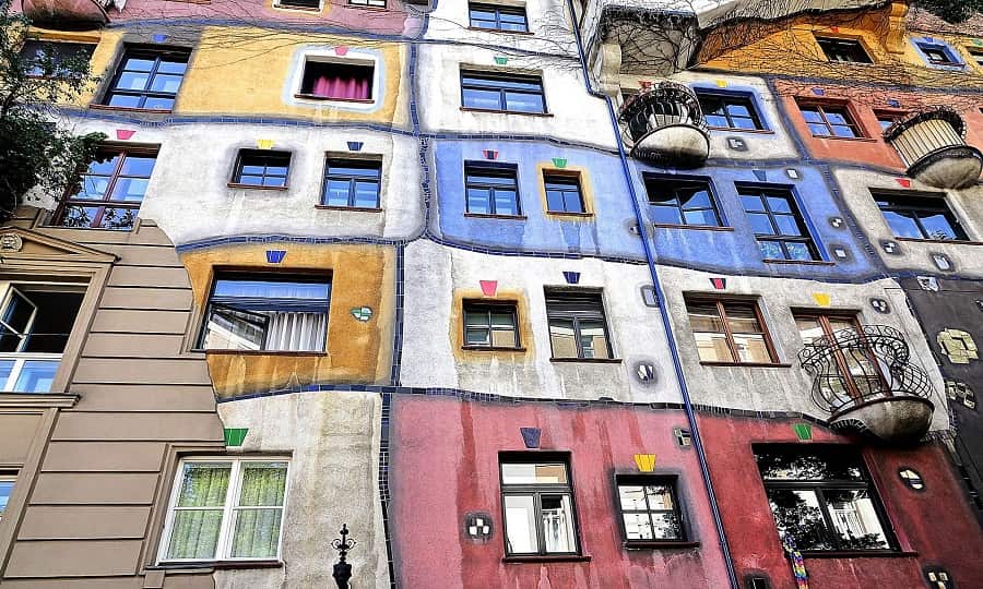 Hundertwasserhaus, casas de colores en Viena
