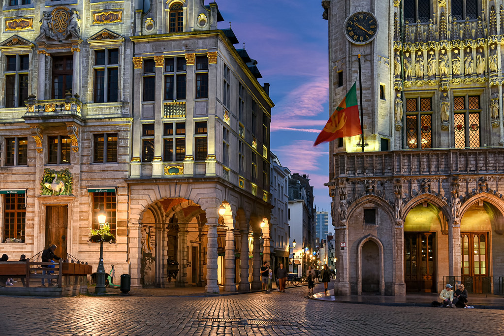 Plaza Grand Place en Bruselas, Bélgica
