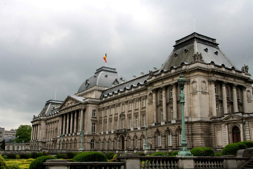 Palacio Real de Bruselas, vista frontal