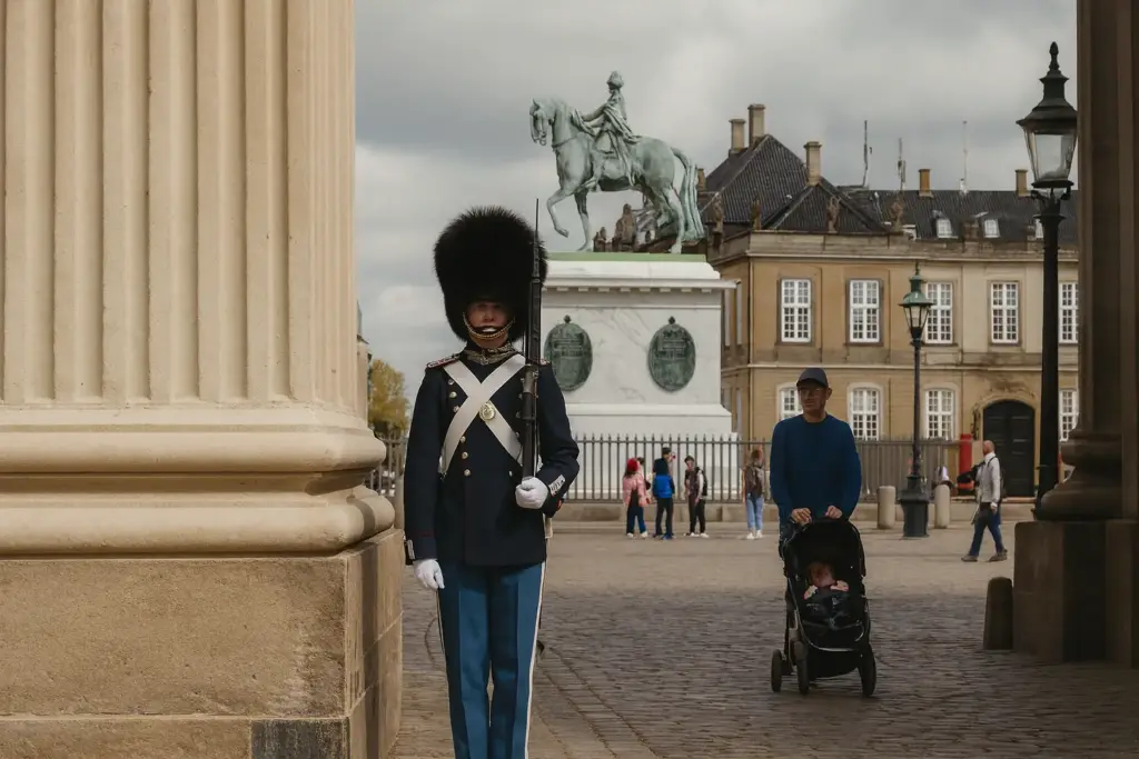 El Palacio de Amalienborg: residencia real en el corazón de la ciudad