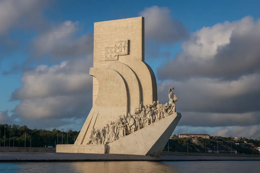 Monumento a los Descubrimientos y rosa de los vientos, Belém