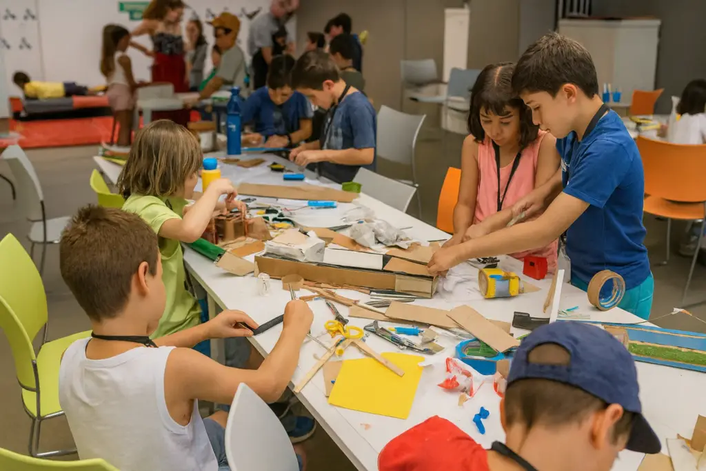 Taller infantil en la Casa del Lector (Matadero Madrid)