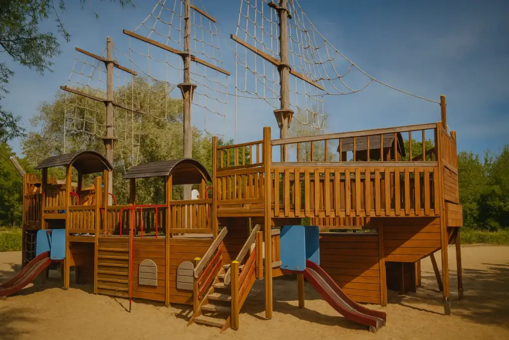 Zona infantil en la Casa de Campo de Madrid