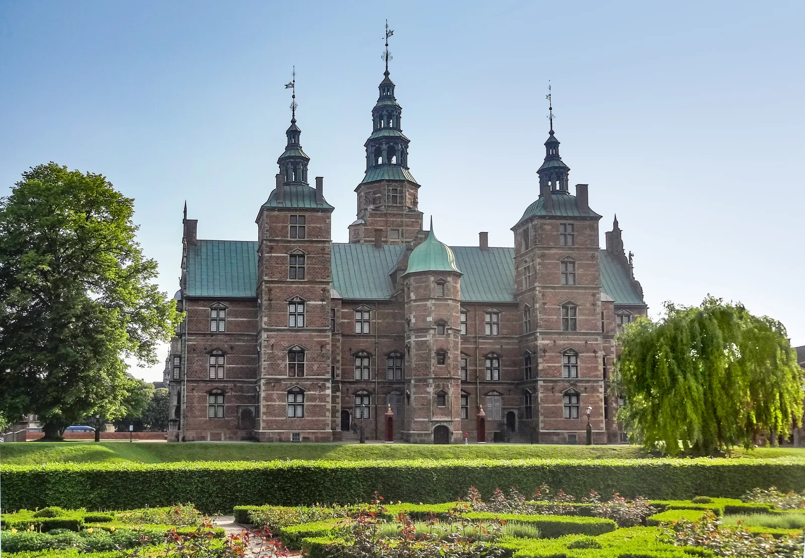 Landmark view in Copenhagen