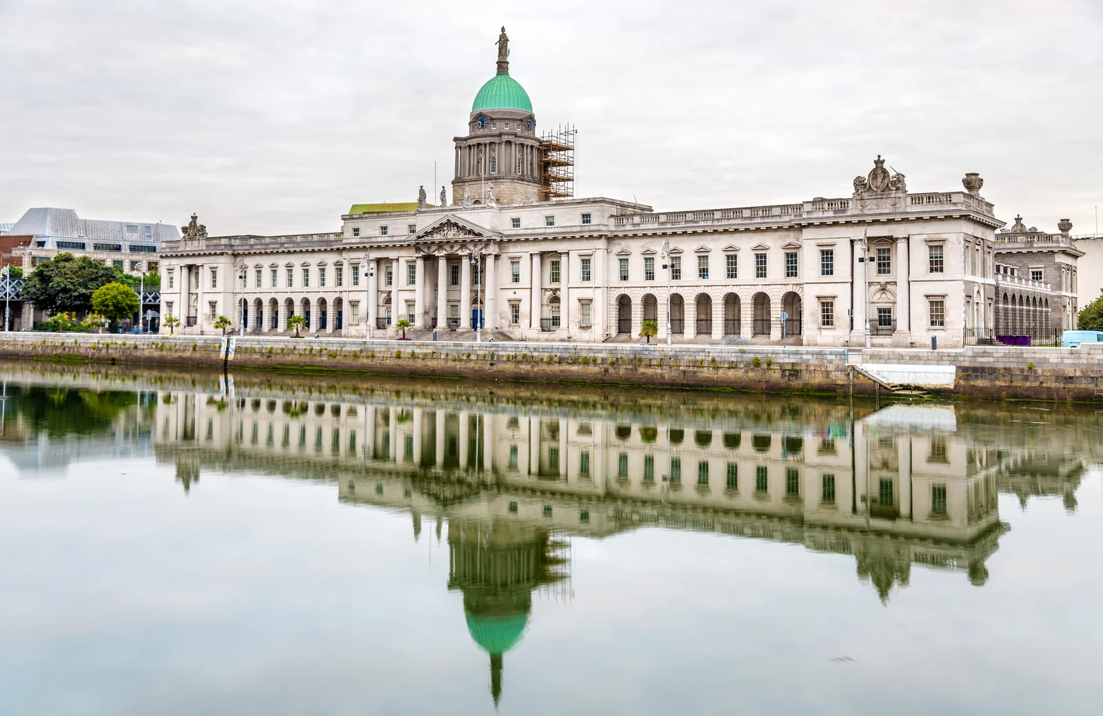 Landmark view in Dublin