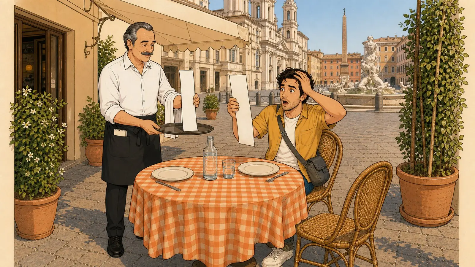 La cuenta que engorda sola en el restaurante