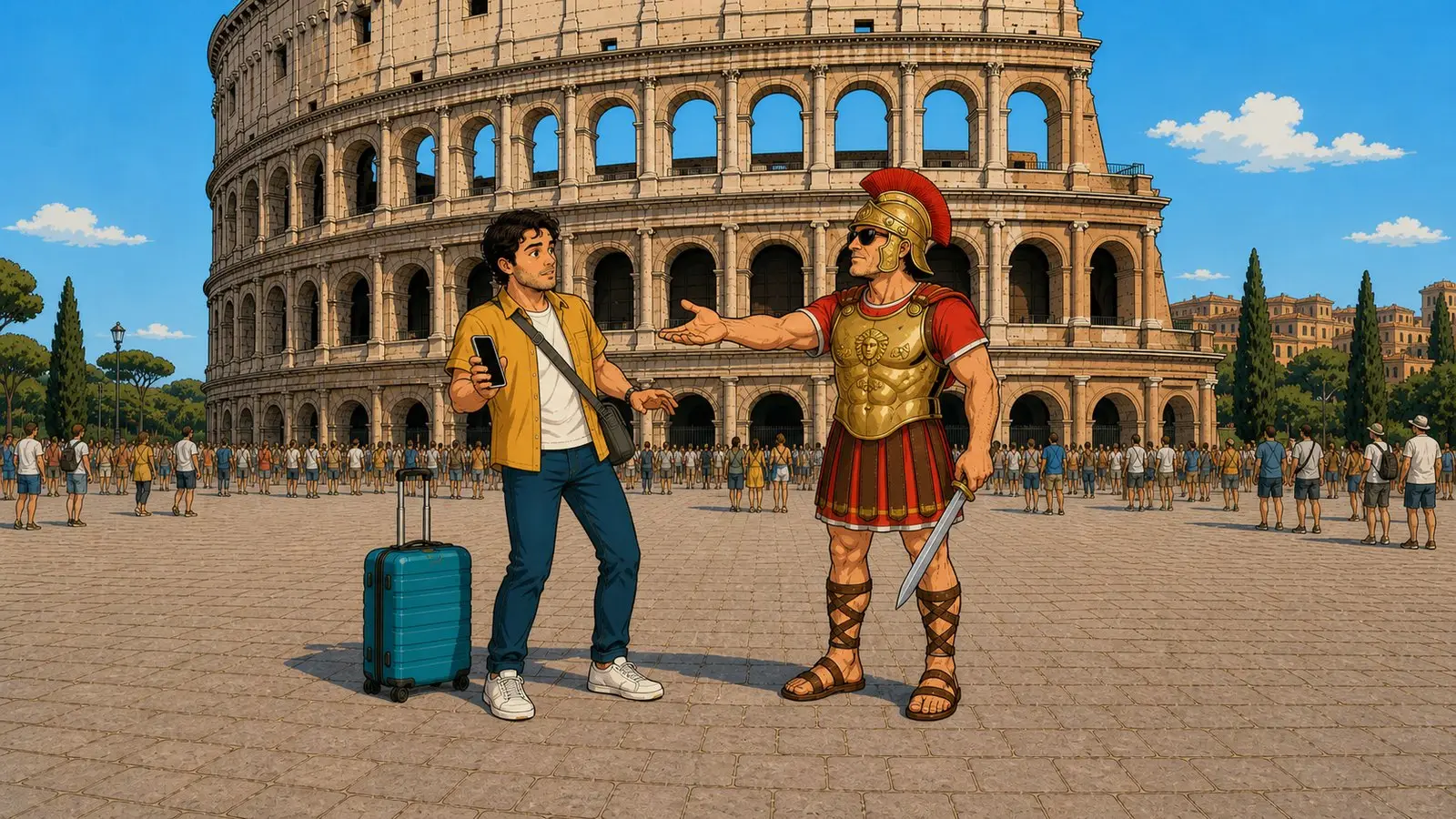 El gladiador y la pulsera del Coliseo