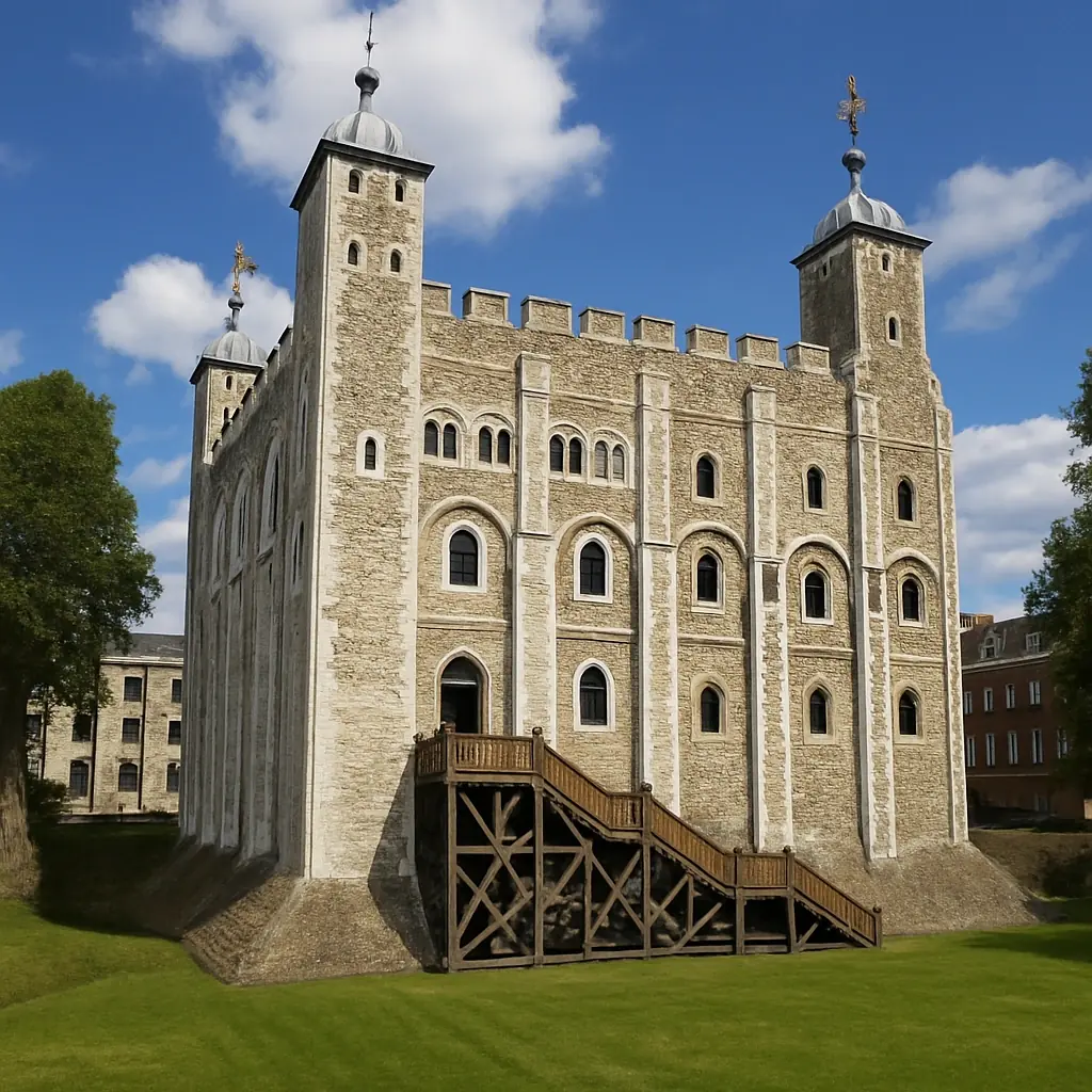 La Torre Blanca, edificio central del conjunto de la Torre de Londres