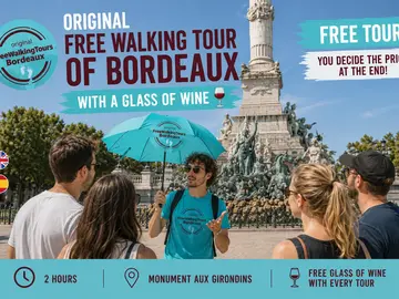 Free Walking Tour Bordeaux + Free Glass of Wine 🍷