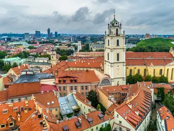 Paseo con guía de habla alemana por el casco antiguo de Vilnius