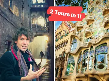 Complete Highlights: Ramblas, Old Town, Gothic and Gaudi Free Walking Tour