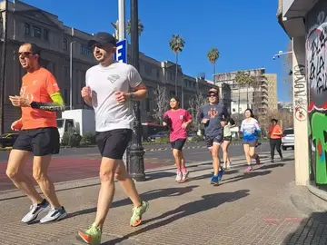 Gira de running en Santiago