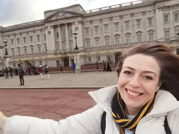 Buckingham Palace to Big Ben.