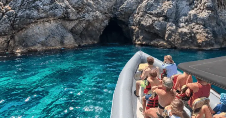 Can Picafort: Speedboat Adventure: Caves & Snorkeling