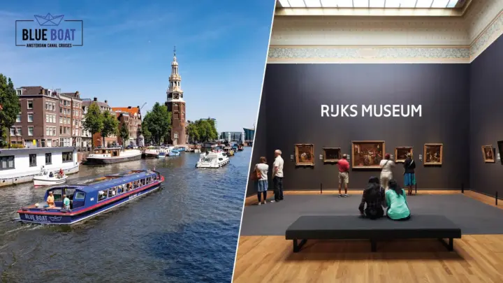 Ámsterdam: paseo en barco por los canales de la ciudad y Rijksmuseum