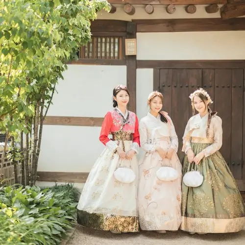 Seúl, Gyeongbokgung: Experiencia de alquiler de hanbok - 4 horas