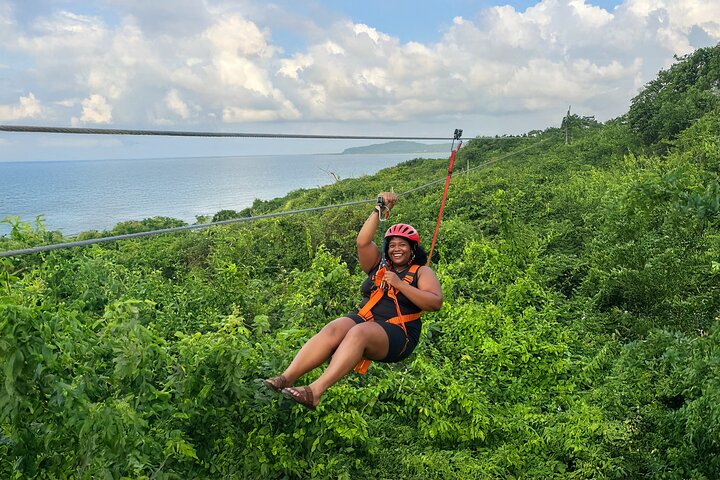Zipline Canopy Adventure by the Ocean in Cartagena