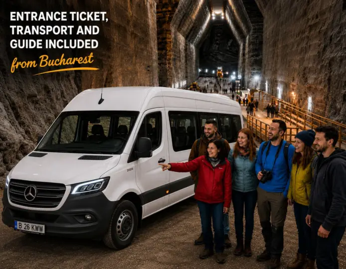 Desde Bucarest Slănic Prahova Salt Mine Ticket de entrada y traslado