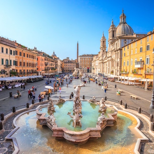 Plaza Navona, Panteón, Fontana de Trevi y Plaza de España: Visita guiada a pie