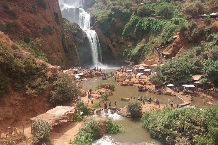 From Marrakech: Day trip to Ouzoud waterfalls and boat tour