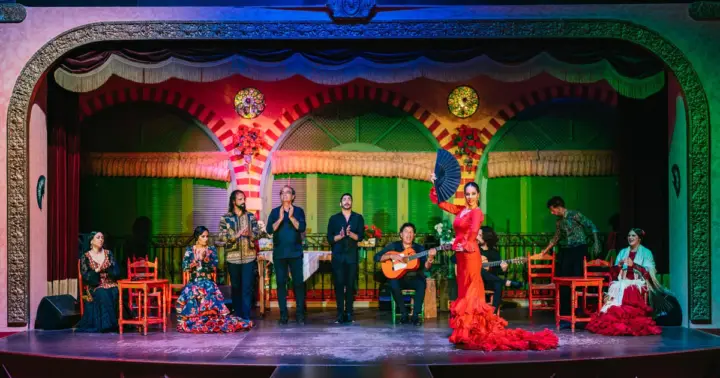 Sevilla: Flamenco en El Palacio Andaluz con cena opcional