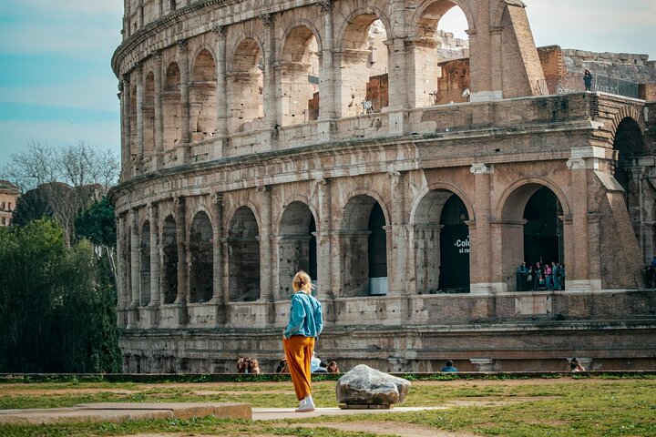 Roma: Visita guiada a pie Coliseo Express