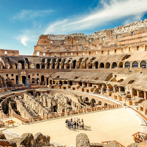 Arena del Coliseo y Foro Romano: Visita guiada en grupo reducido