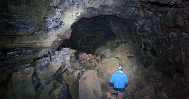 Geological Lava Tunnel Adventure - Arnarker Cave