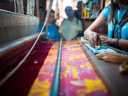 Entrada al Museo de la Seda