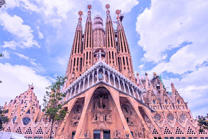 Barcelona : Visita guiada sin colas y entradas de la Sagrada Familia