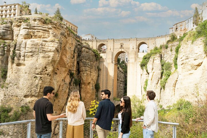 Desde Málaga: Ronda, Cata de vinos y aceites de oliva Premium Grupo pequeño