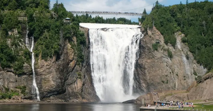Desde la ciudad de Quebec: tour en bici por las cascadas de Montmorency