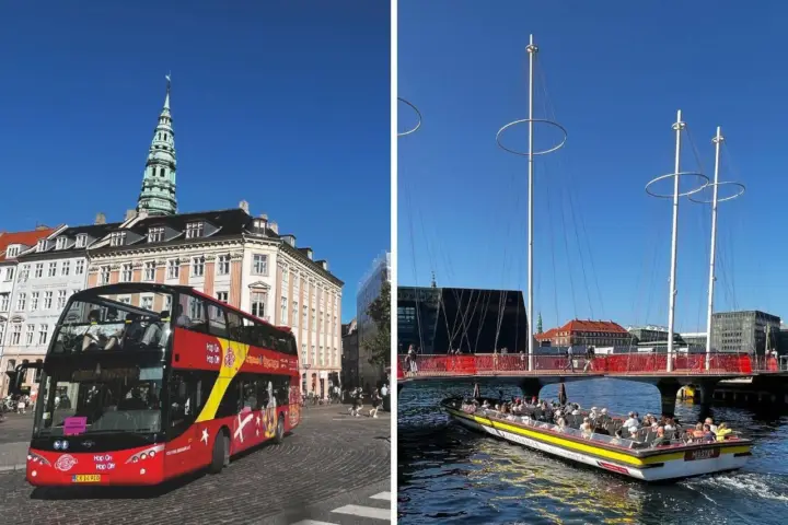 Copenhague: billete de autobús y barco - 2 en 1