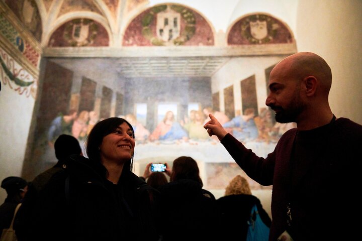 Milán : Terrazas privadas en la azotea del Duomo y última cena