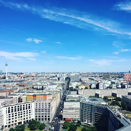 Panoramapunkt Berlín: Sáltate la cola