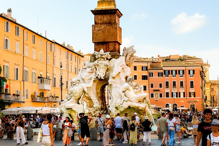 Tour a pie por Roma : Piazzas, Panteón & Metro Navona