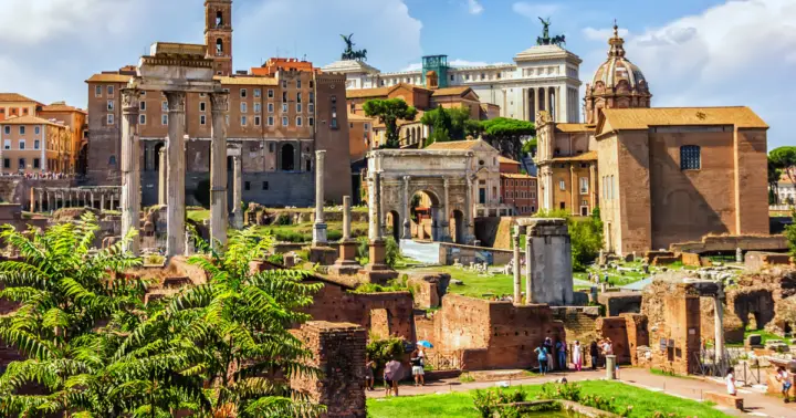Tour del monte Palatino y Foro Romano con entrada rápida