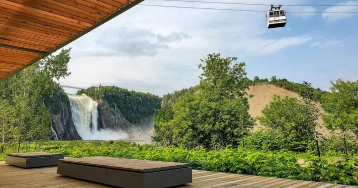 Ciudad de Quebec: cascadas de Montmorency con paseo en teleférico