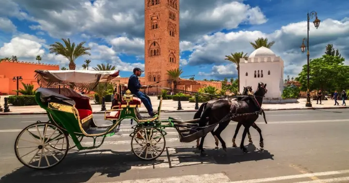 Marrakech: patrimonio real, palacios, carruaje y Dar El Bacha