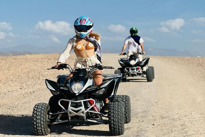 Marrakech : Experiencia de 2 horas en quad y paseo en camello con té