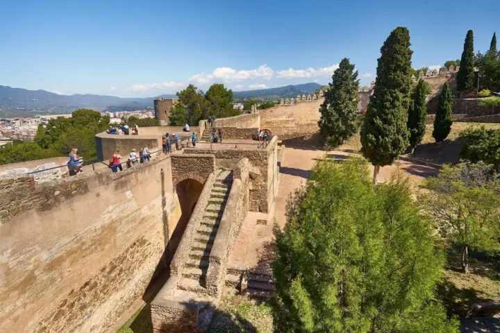Málaga: Ticket de entrada al Castillo de Gibralfaro