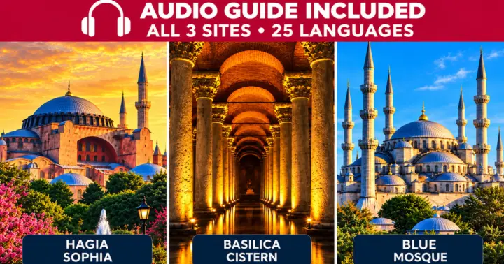 Istanbul Combo: Hagia Sophia, Basilica Cistern & Blue Mosque