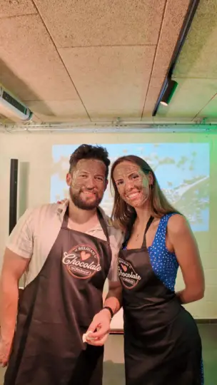 Bruselas: taller de chocolate de 1 hora, del grano a la tableta, y cuidado de la piel con cacao