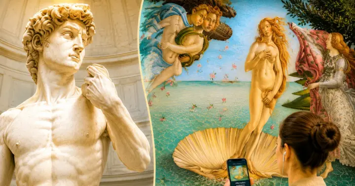 Hitos de Florencia: visita a las galerías de la Academia y de los Uffizi