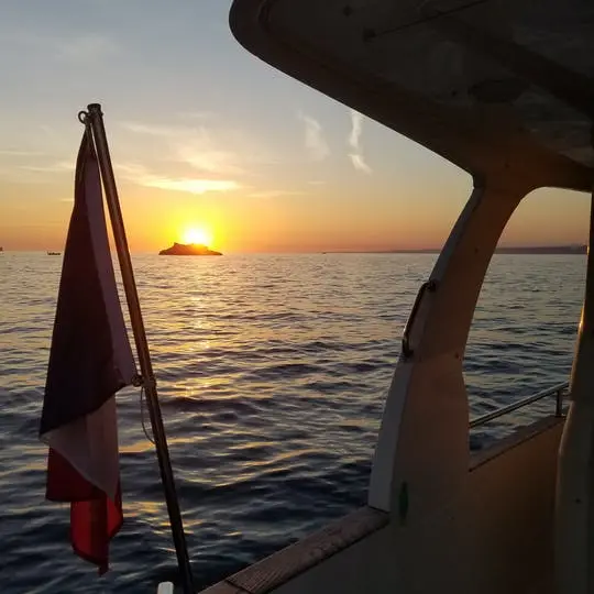 Crucero al atardecer desde Vieux Port Mairie hasta las islas Frioul